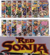 19PC MARVEL COMICS RED SONJA C