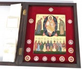19PC RELIGIOUS SAINT RELICS In