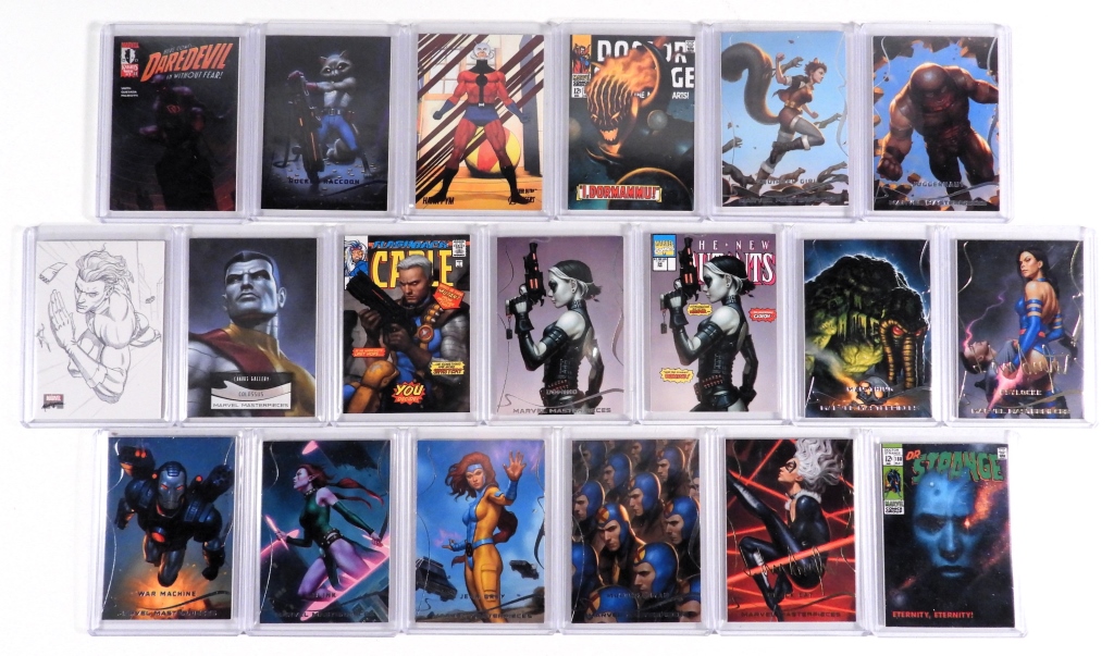 19PC SKYBOX MARVEL MASTERPIECES