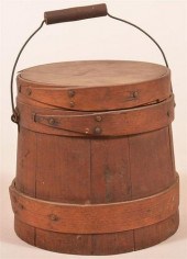 19ST CENTURY COVERED FIRKIN.19