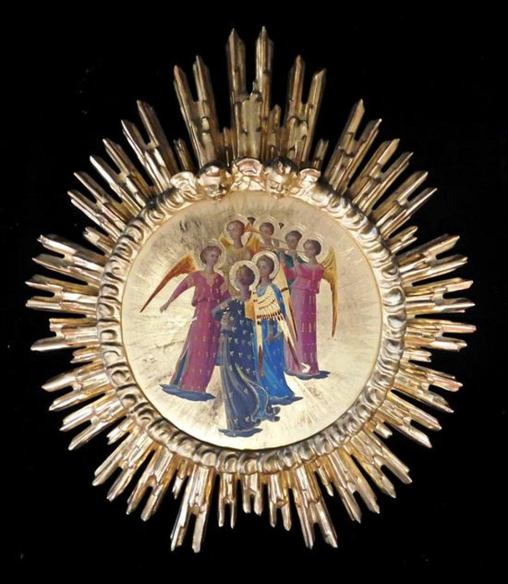 19TH/ 20TH C. GILT SUNBURST