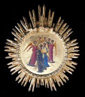 19TH/ 20TH C. GILT SUNBURST PL