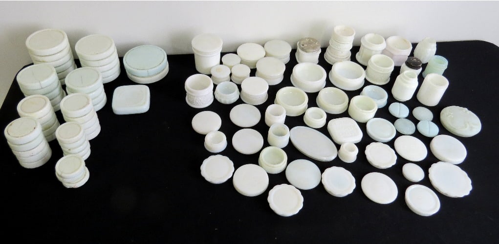 19TH & 20TH C. MILK GLASS