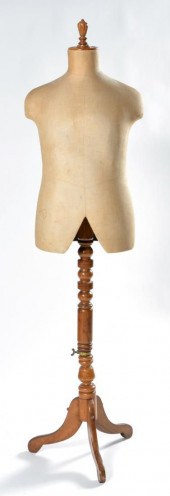 19TH/ 20TH C TAILORS DUMMY / D