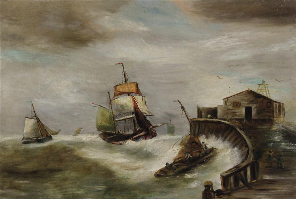 (19TH-20TH CENTURY) HARBOR AND