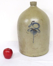 19TH C. 5 GALLON COBALT BLUE B