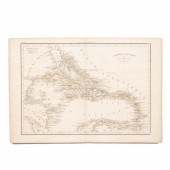 19TH C, A. H. DUFOUR, MAP OF C