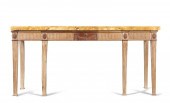19TH C. ADAMS STYLE MARBLE TOP