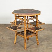 19TH C. AESTHETIC BAMBOO OCTAG