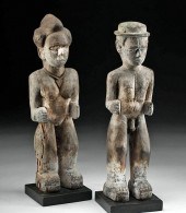 19TH C. AFRICAN CARVED / PAINT