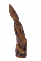 19TH C. AFRICAN KONGO CARVED I