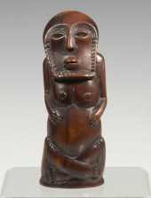 19TH C. AFRICAN KONGO IVORY FI