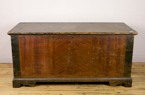 19TH C AMERICAN BLANKET CHEST19th