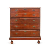 19TH C. AMERICAN CHERRY THREE-