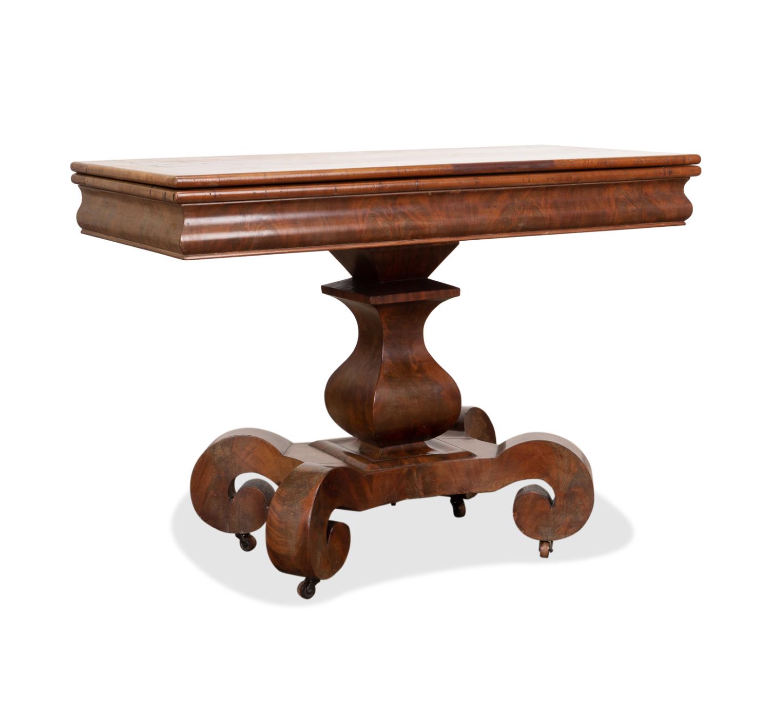 19TH C. AMERICAN CLASSICAL MAHOGANY