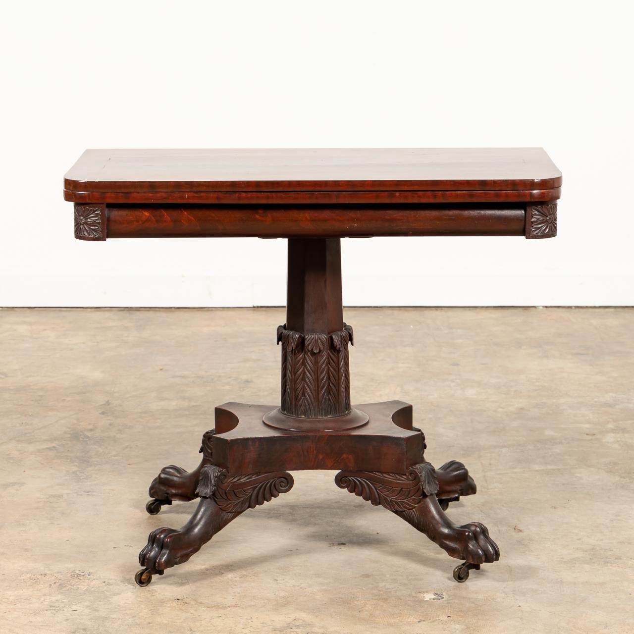 19TH C. AMERICAN CLASSICAL MAHOGANY