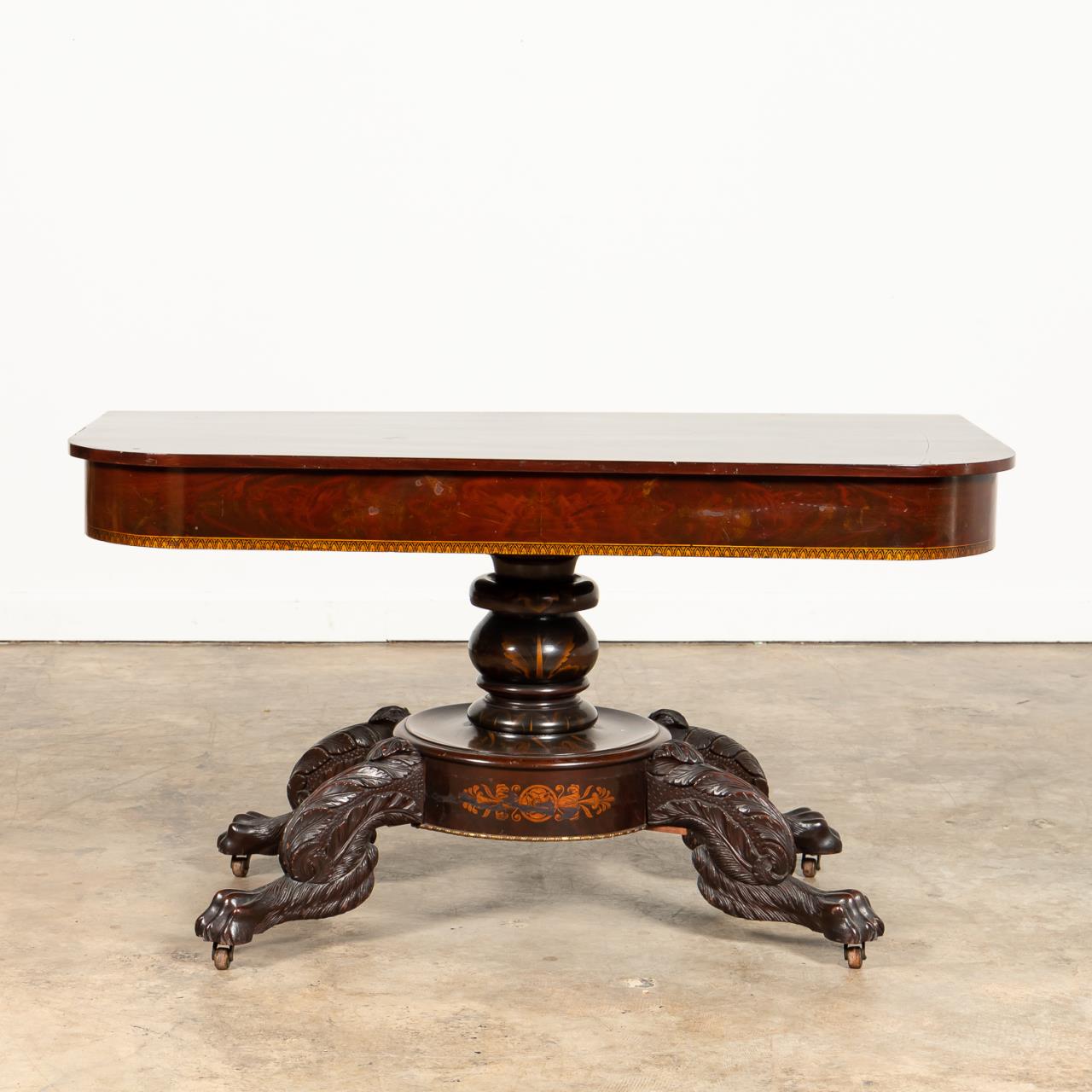 19TH C. AMERICAN CLASSICAL MAHOGANY