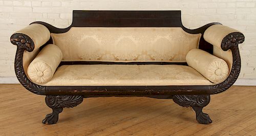 19TH C. AMERICAN CLASSICAL MAHOGANY