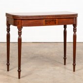 19TH C. AMERICAN FEDERAL MAHOG