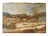 19TH C AMERICAN FOLK ART PAINT