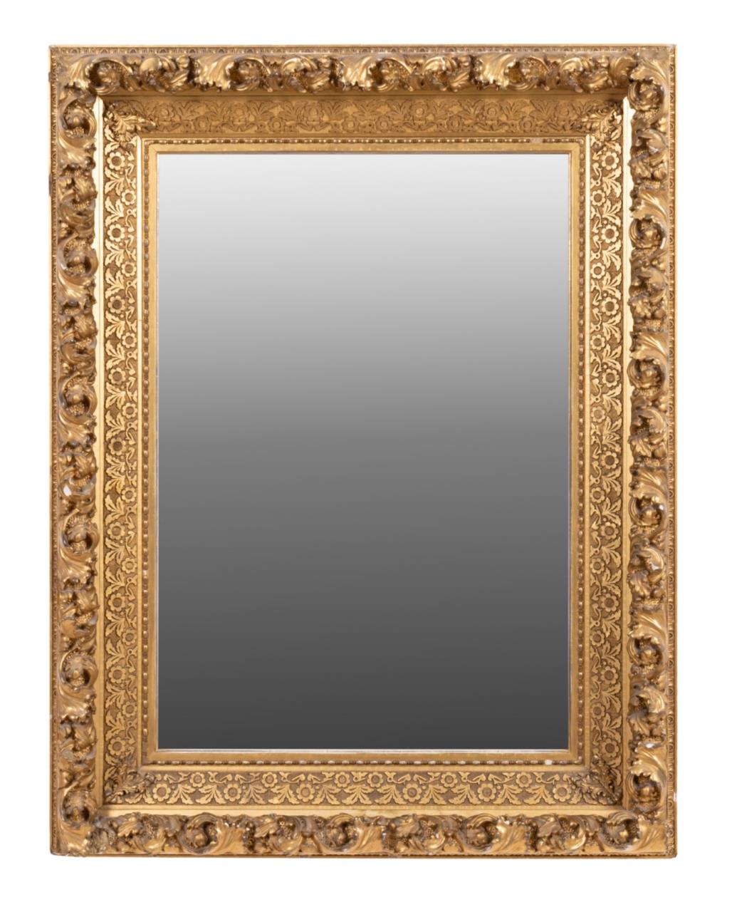 19TH C. AMERICAN GILTWOOD AND GESSO