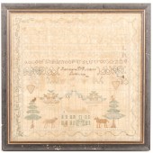 19TH C. AMERICAN NEEDLEWORK SA