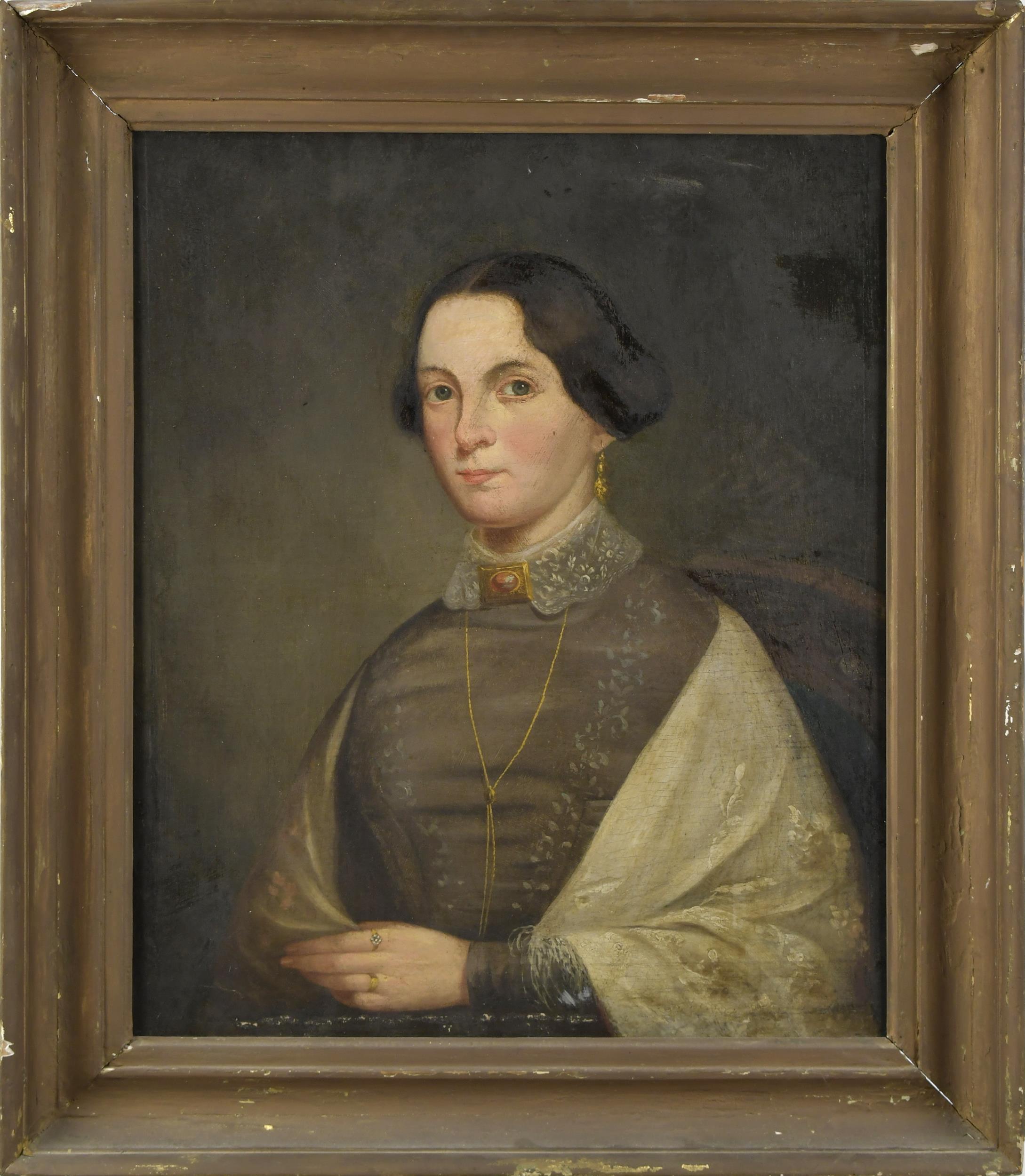 19TH C. AMERICAN O/C, MRS. HOWARD
