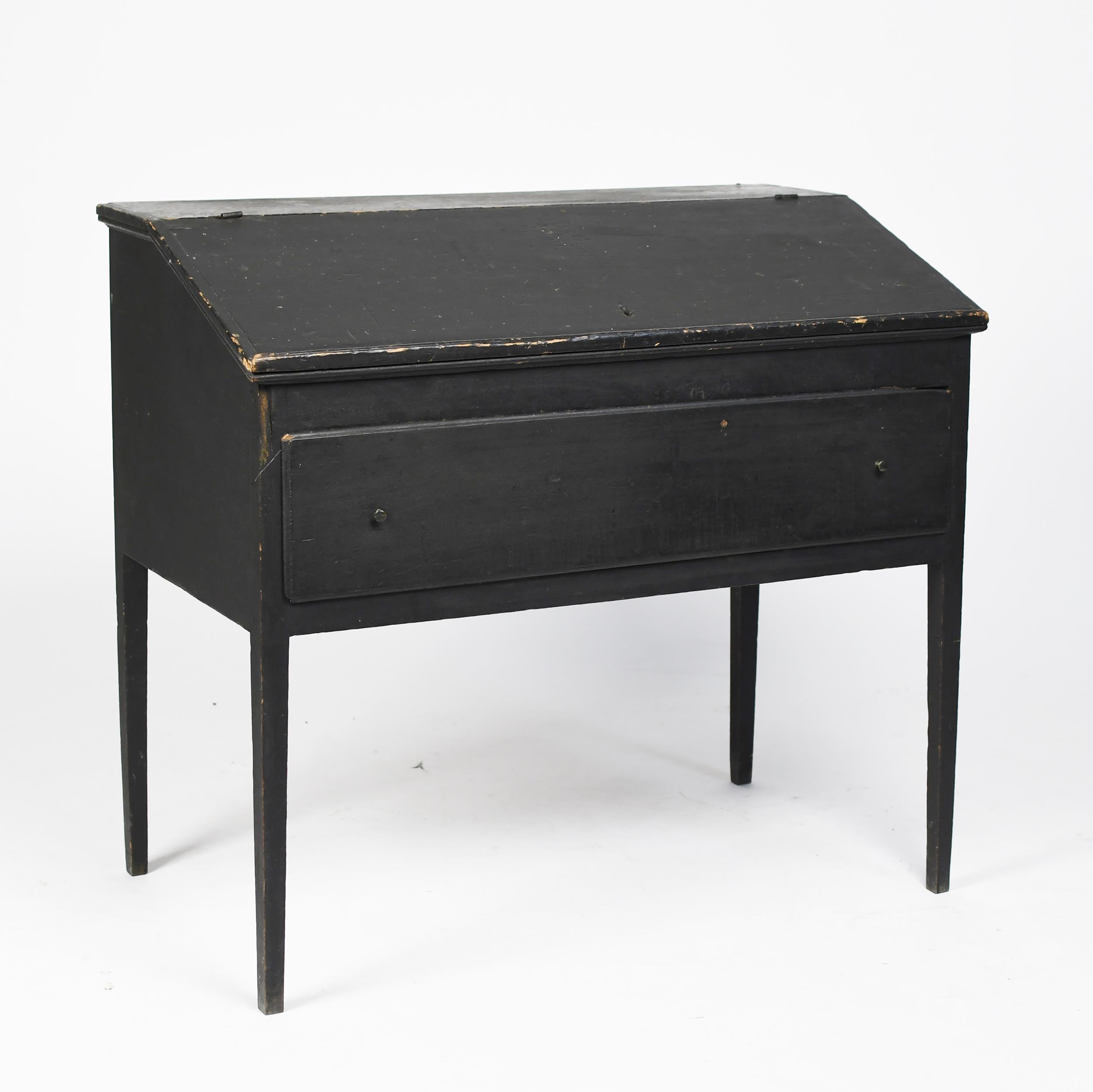 19TH C. AMERICAN PAINTED CLERK'S