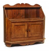 19TH C AMERICAN PINE DRY SINK,