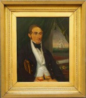 19TH C. AMERICAN PORTRAITAn ea