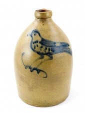 19TH C. AMERICAN SALT-GLAZED S