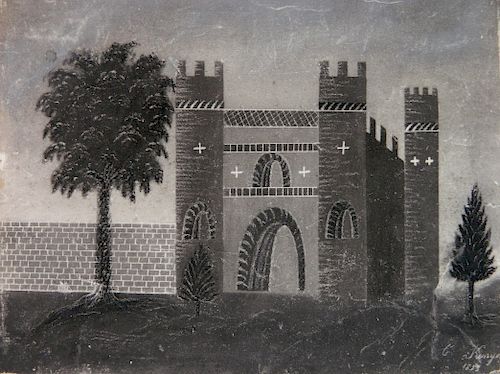 19TH C. AMERICAN SCHOOL GRISAILLE