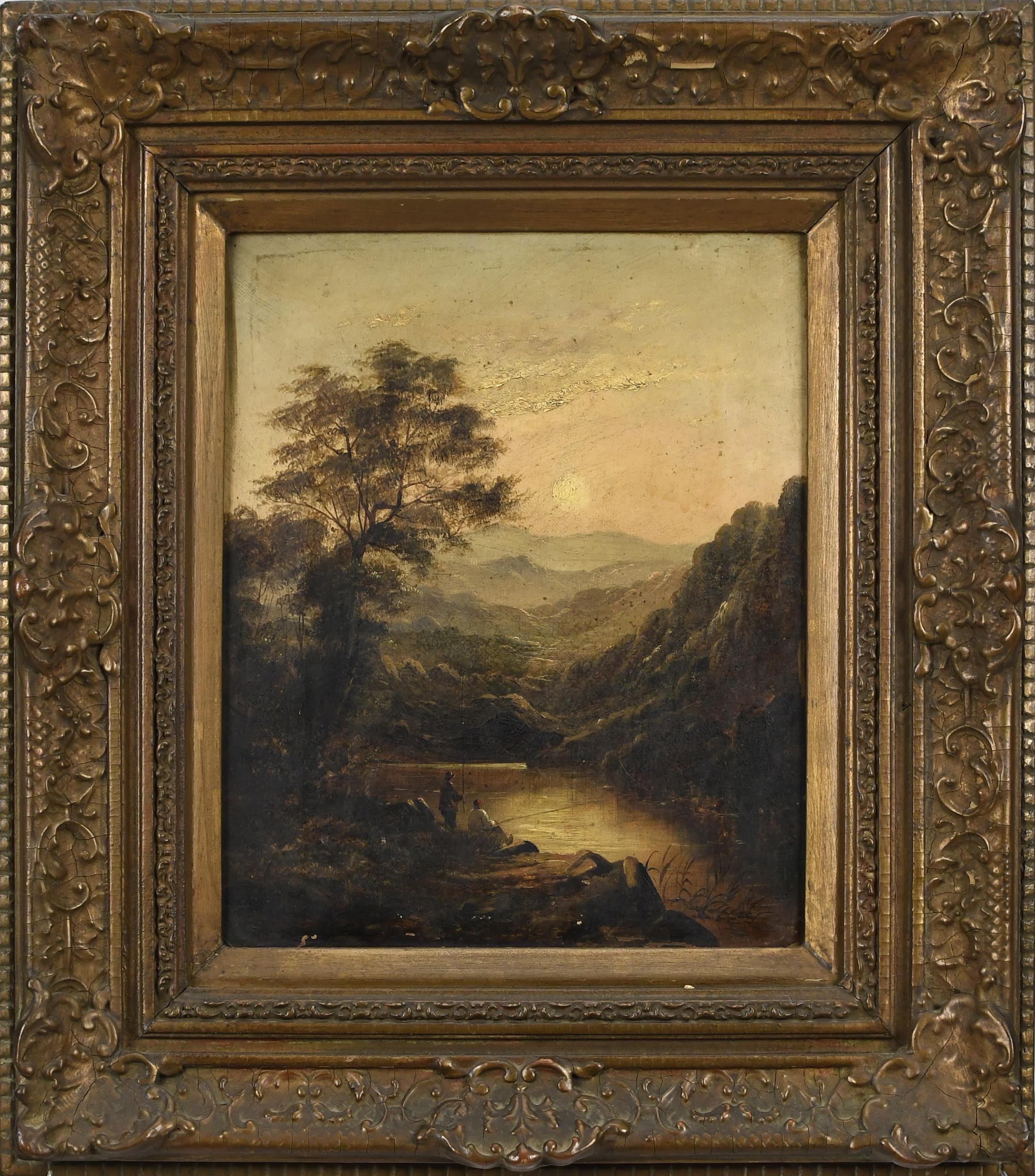 19TH C. AMERICAN SCHOOL O/C,