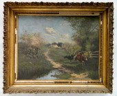 19TH C. AMERICAN SCHOOL OIL19t