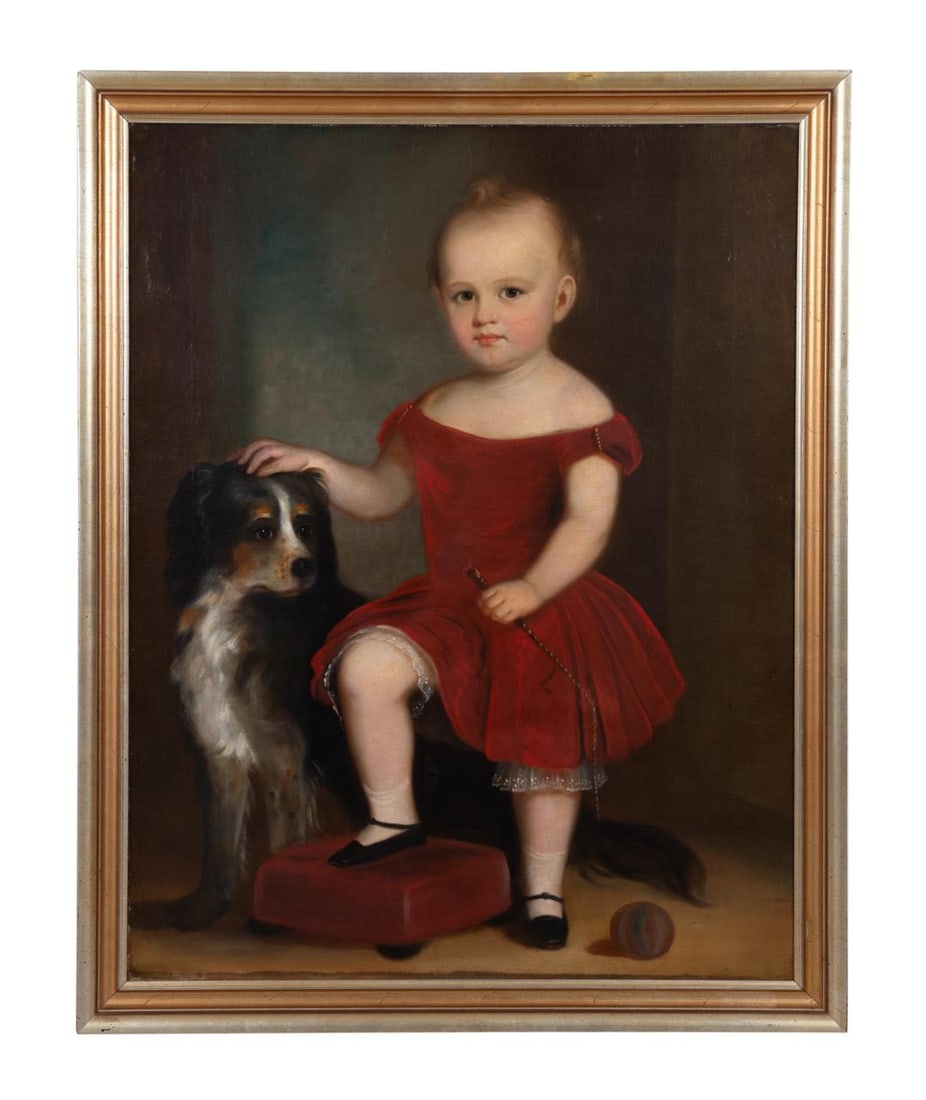 19TH C. AMERICAN SCHOOL PORT. OF