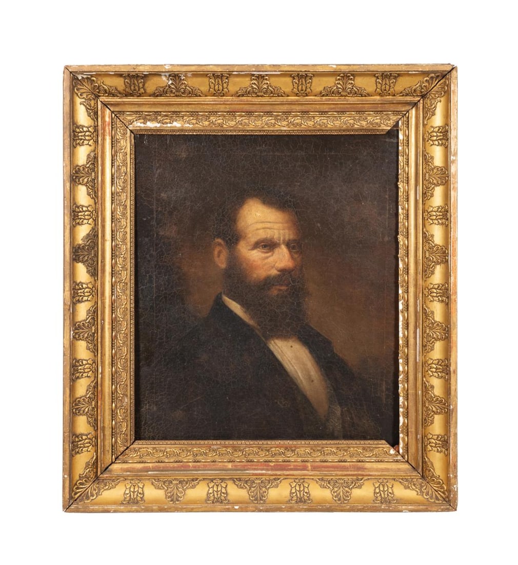 19TH C. AMERICAN SCHOOL PORTRAIT OF