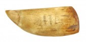 19TH C. AMERICAN SCRIMSHAW "GO