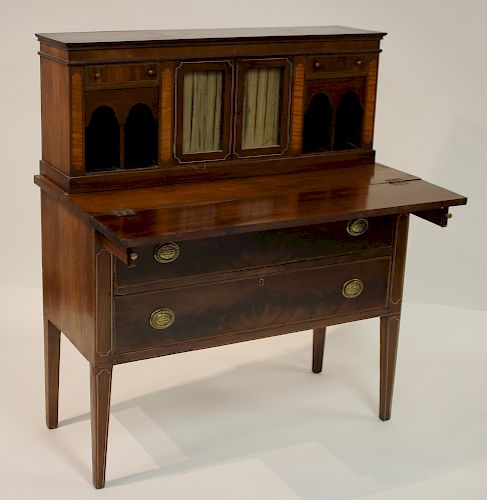 19TH C AMERICAN SECRETARY FOLDOUT