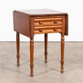 19TH C. AMERICAN SHERATON DROP