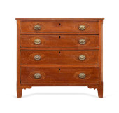 19TH C. AMERICAN SHERATON FOUR