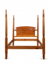 19TH C. AMERICAN SHERATON FOUR
