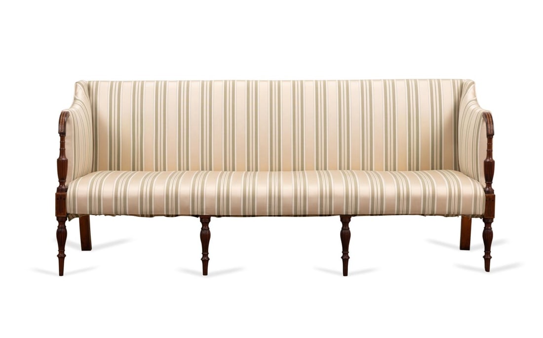 19TH C. AMERICAN SHERATON INLAID