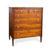 19TH C. AMERICAN SHERATON SIX