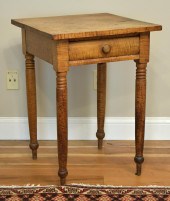 19TH C. AMERICAN TIGER MAPLE O