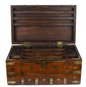 19TH C. ANGLO INDIAN BRASS BOU