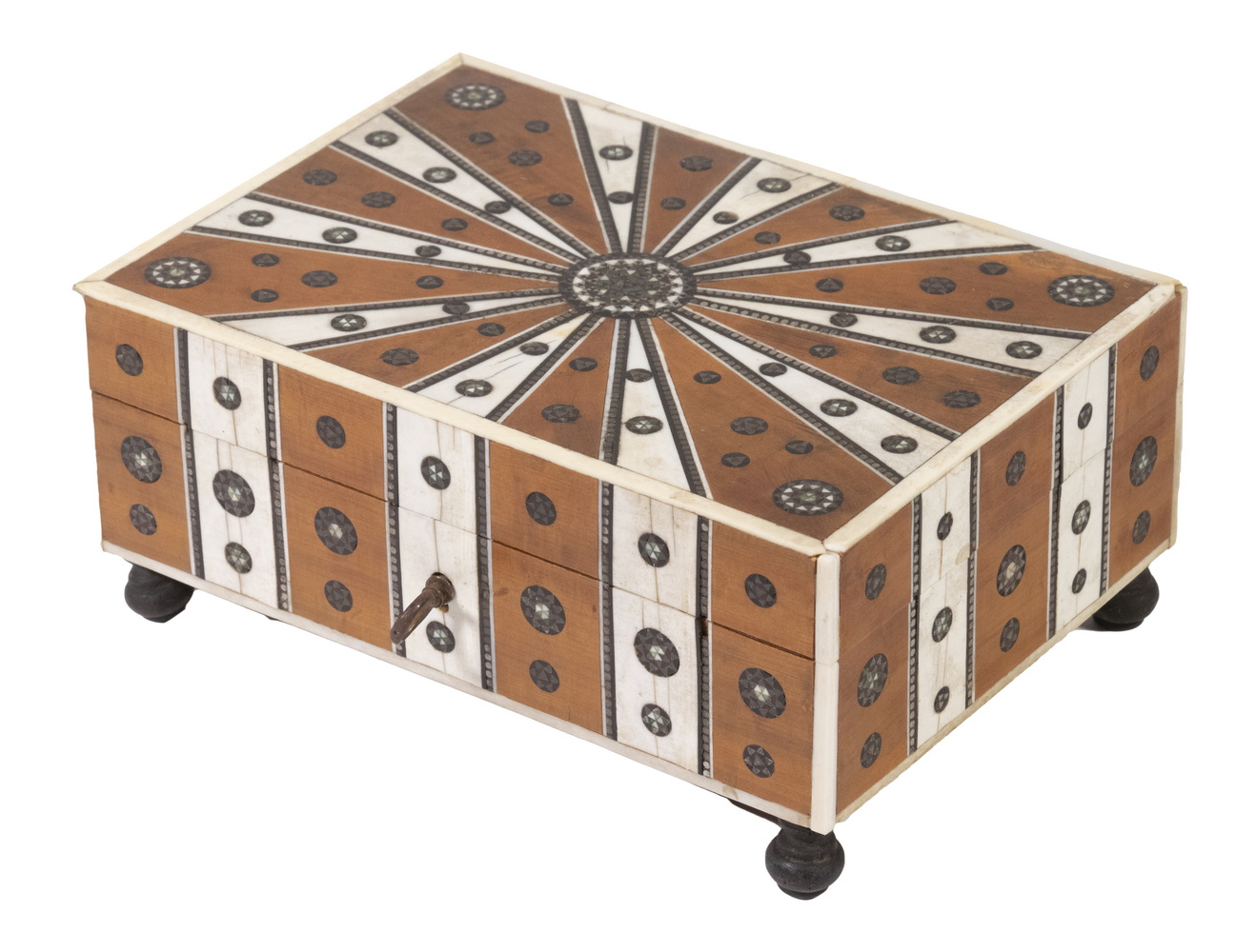 19TH C. ANGLO-INDIAN INLAID BOX