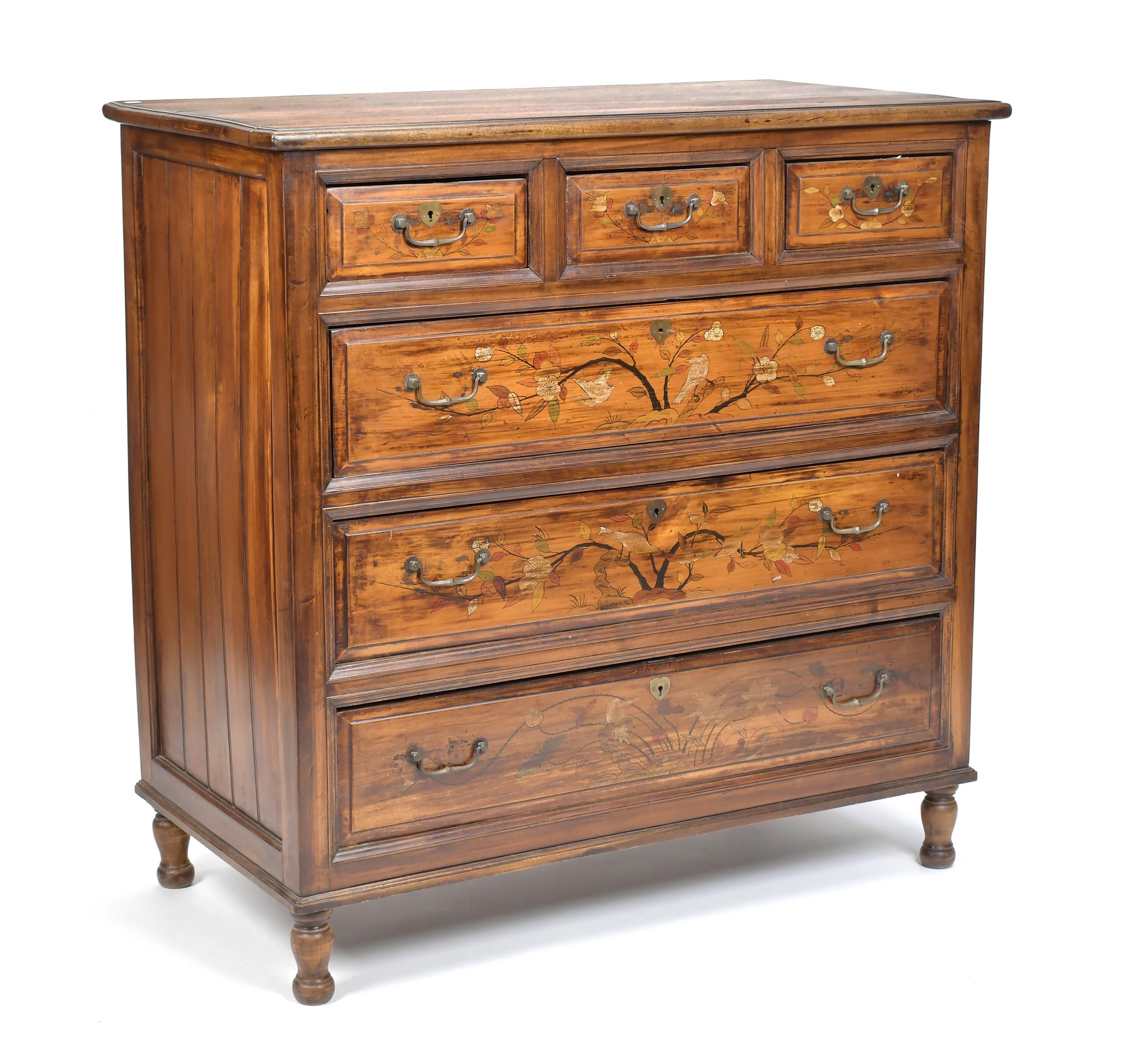 19TH C. ANGLO INDIAN SIX DRAWER