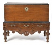 19TH C. ANGLO INDIAN TRUNK ON