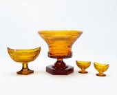 19TH C. ANGLO-IRISH AMBER CUT