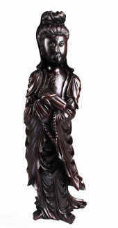 19TH C. ANTIQUE CARVED HARDWOO